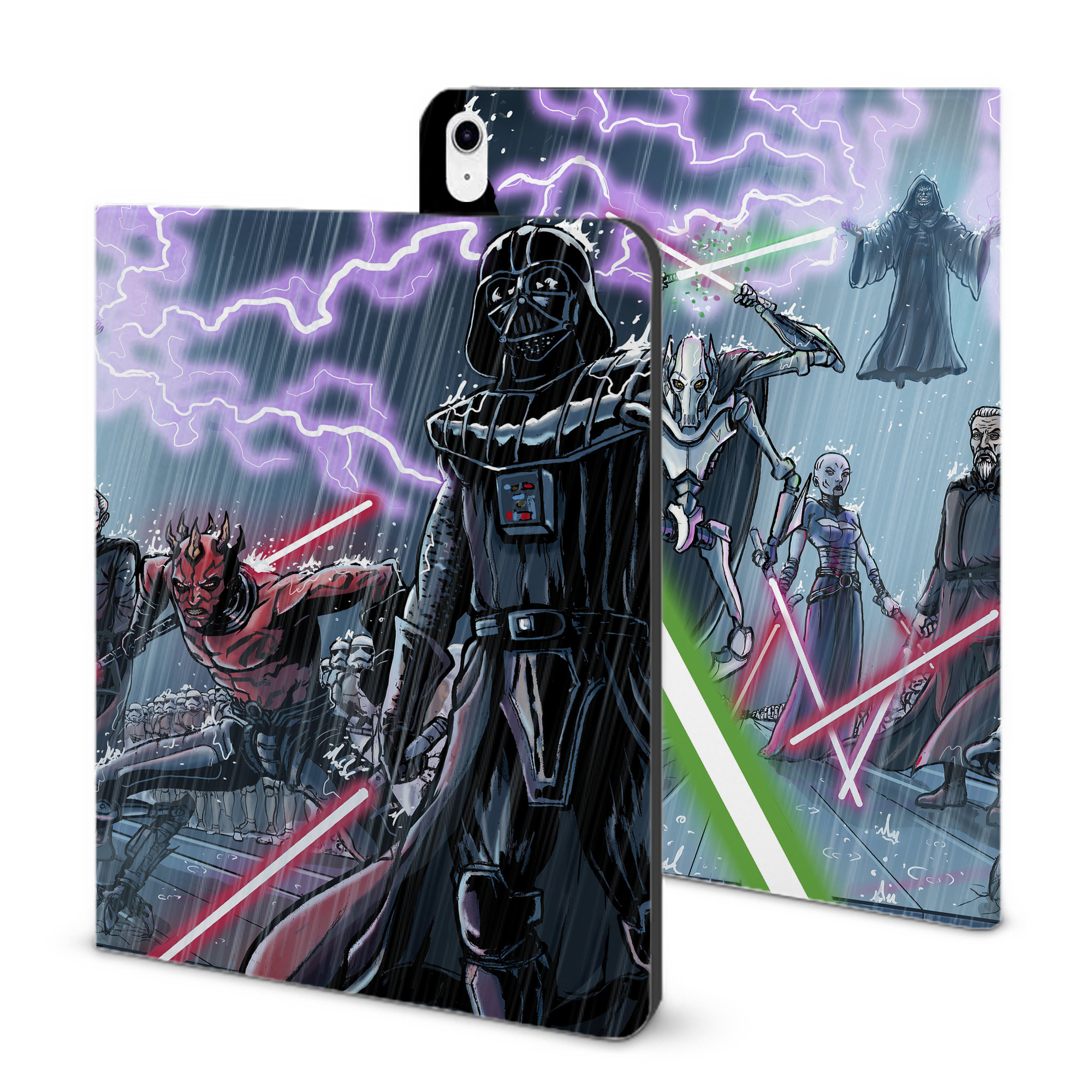 （画像用） スター・ウォーズ Star Wars IPad ケース ブック型 PUレザー TPU 耐衝撃 軽量 薄型 ペン収納なし 全面保護 IPad 各モデル対応